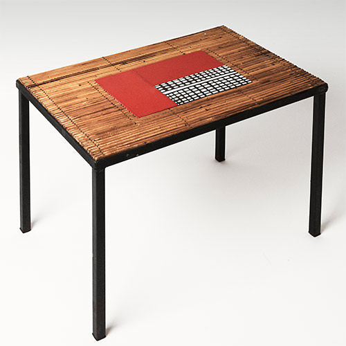 Table d´appoint Tip Top / Plateau PMMA  Kartell Noir laqué