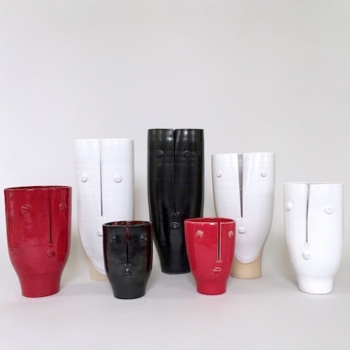 DaLo - Set of Idoles Ceramic Vases 