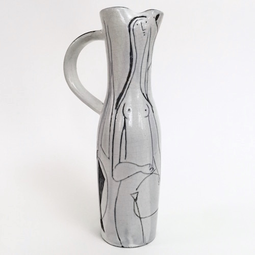 Jacques Innocenti - Large Decorated Pitcher