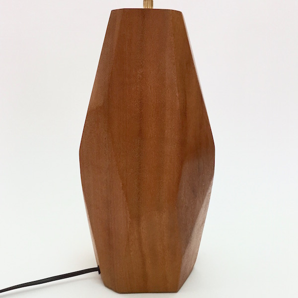 Julien Barrault - Pied de lampe en bois sculpté