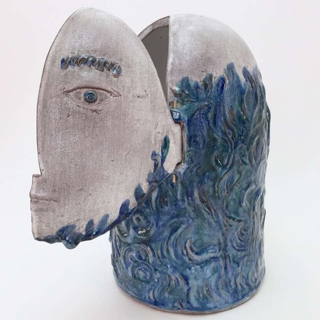 Robert et Jean Cloutier - Sculpture à tête d'homme