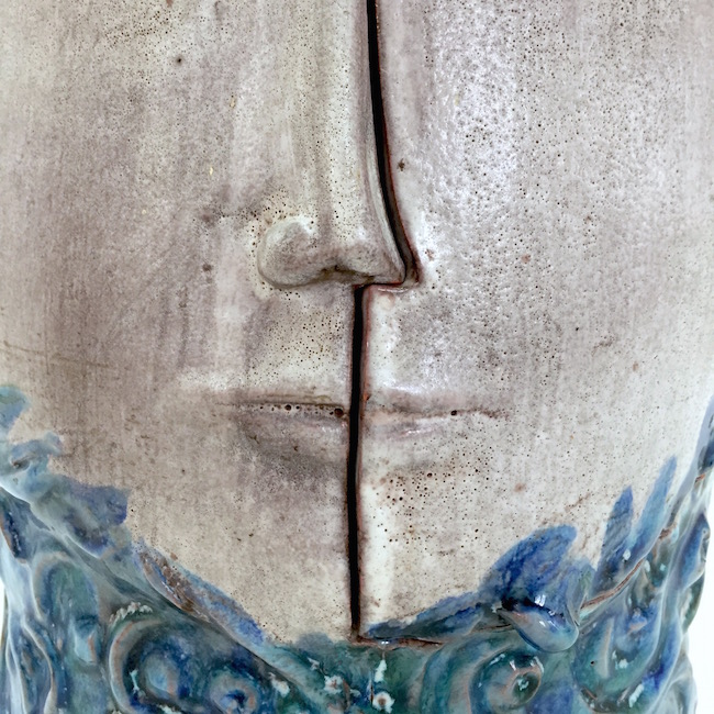 Robert et Jean Cloutier - Sculpture à tête d'homme