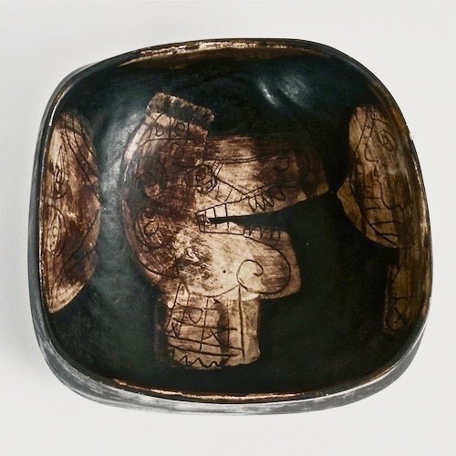 Ceramic Bowl by Eugène Fidler