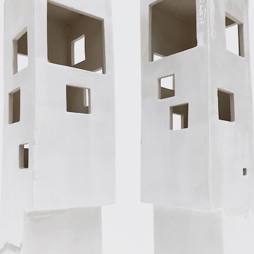 Frédéric Bourdiec - Pair Of Architectural Lamps