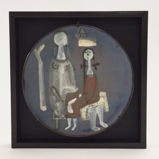 Jacques Innocenti - Framed Ceramic Plate