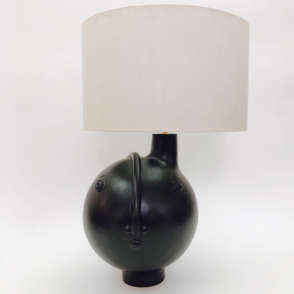 DaLo - Ceramic Table Lamp Base Glazed in matt Black