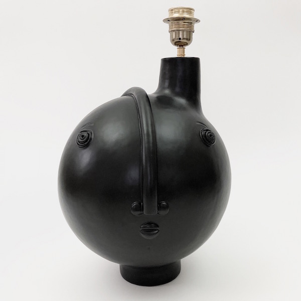 DaLo - Ceramic Table Lamp Base Glazed in matt Black