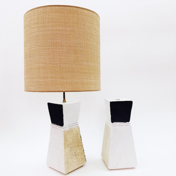 Salvatore Parisi - Pair of Geometric Table Lamp Bases