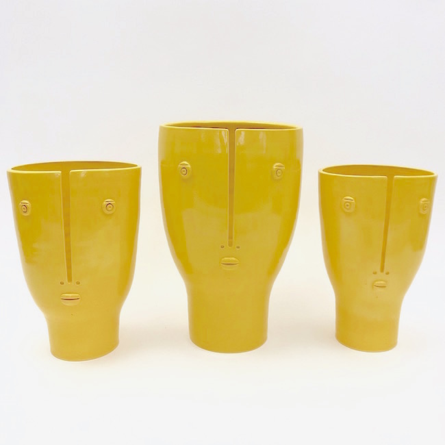 DaLo - Vases Idoles jaunes