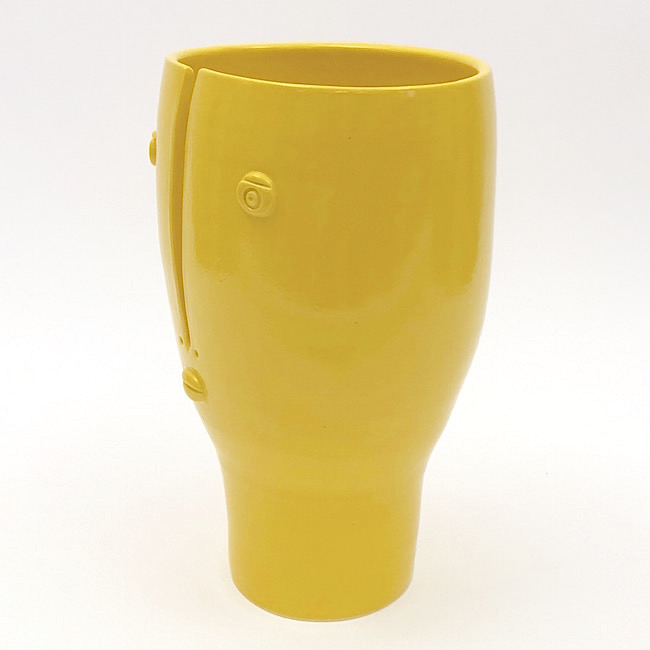 DaLo - Ceramic Idoles Vases Glazed in Yellow