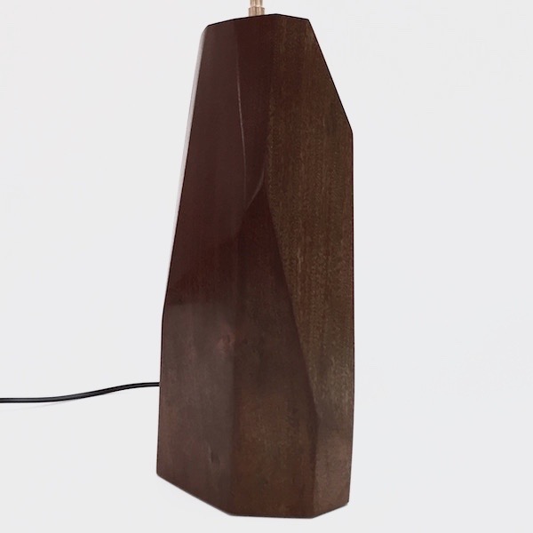 Julien Barrault - Pied de lampe en bois sculpté
