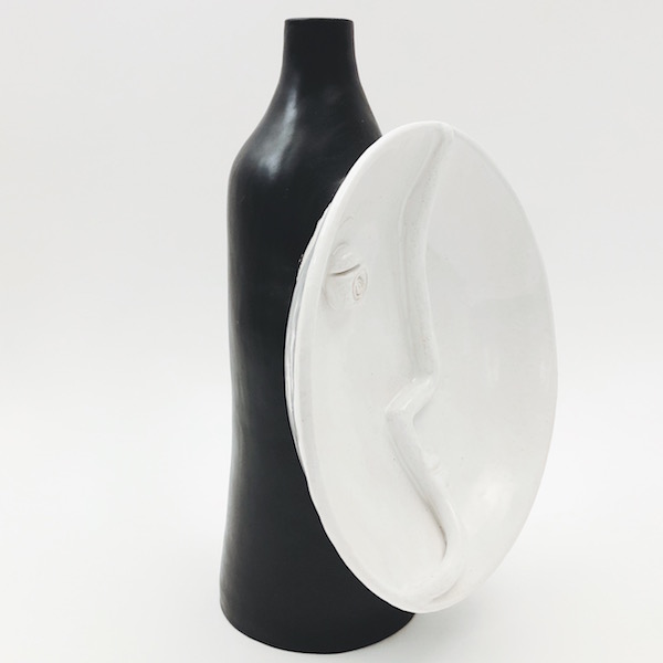 DaLo - Black and White Moon Table Lamp Base