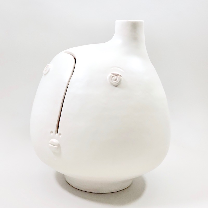 DaLo - White Ceramic Table Lamp Base