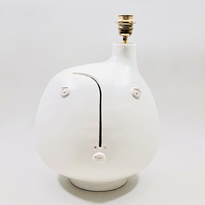 DaLo - White Ceramic Table Lamp Base