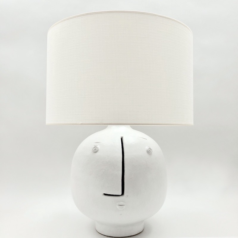 DaLo - Large White Ceramic Lamp Base