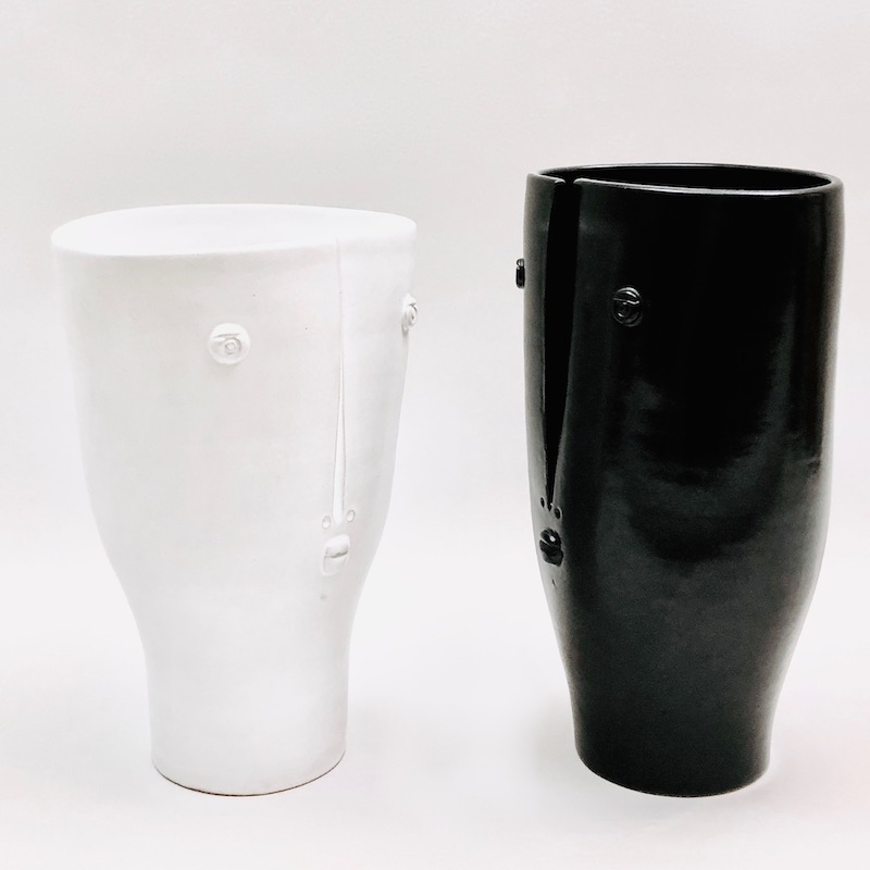 Dalo - Black and White Idoles Vases