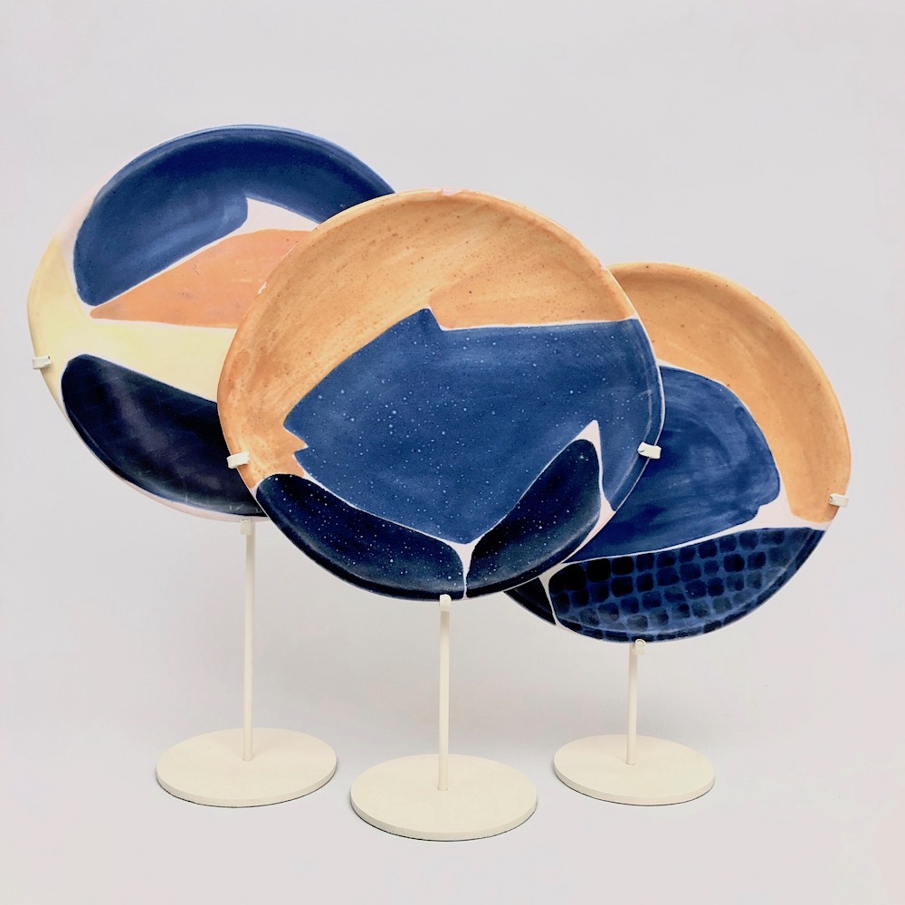 Mado Jolain - Ceramic Dishes with Fishes