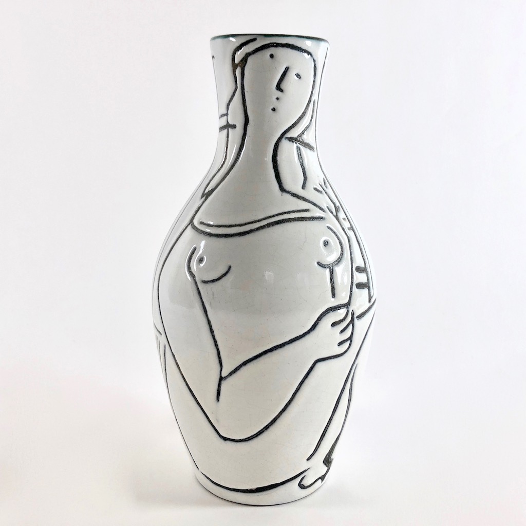 Jacques Innocenti - Ceramic Bottle Vase 1