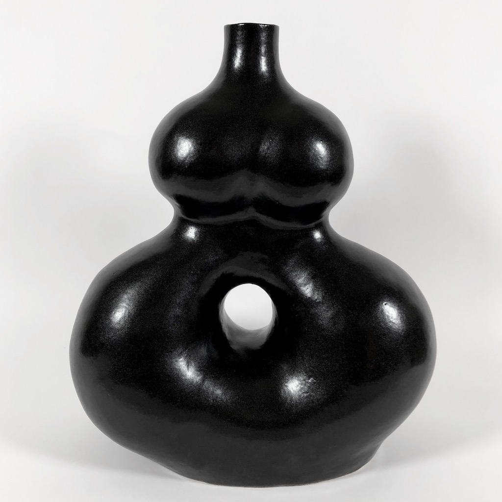 Dalo - Large Black Ceramic Table Lamp