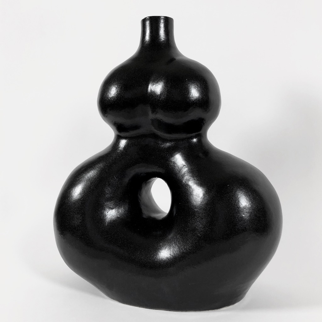 Dalo - Large Black Ceramic Table Lamp