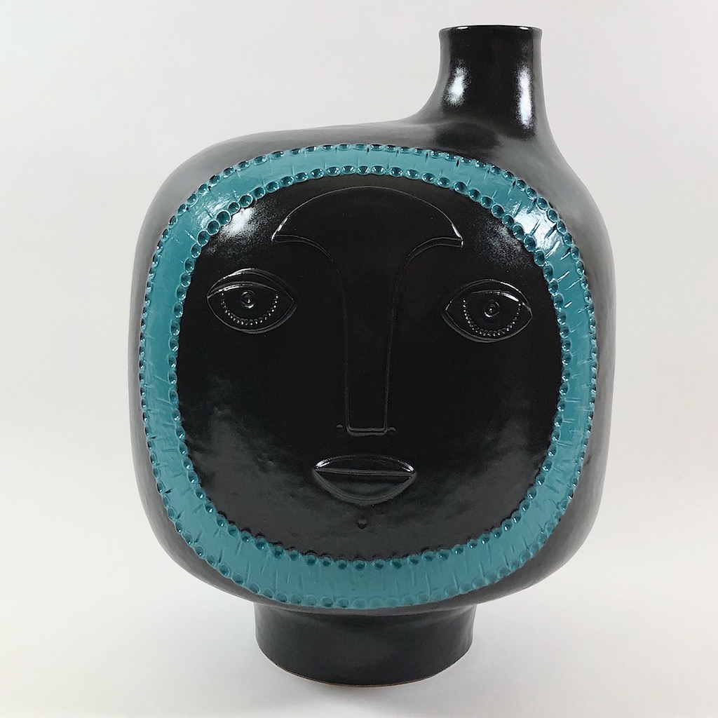 DaLo - Pied de lampe noir et turquoise