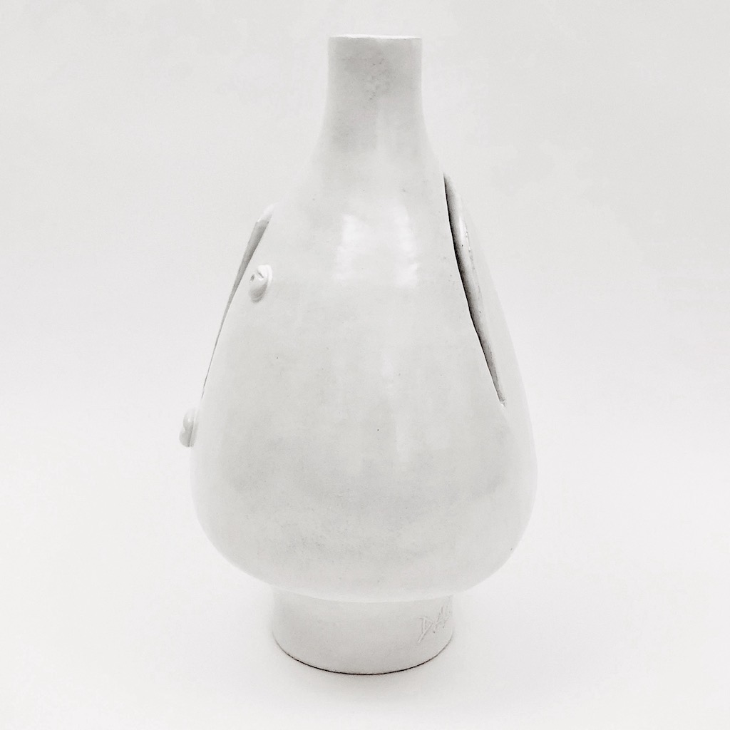 DaLo - Figurative Table Lamp Base Glazed in White