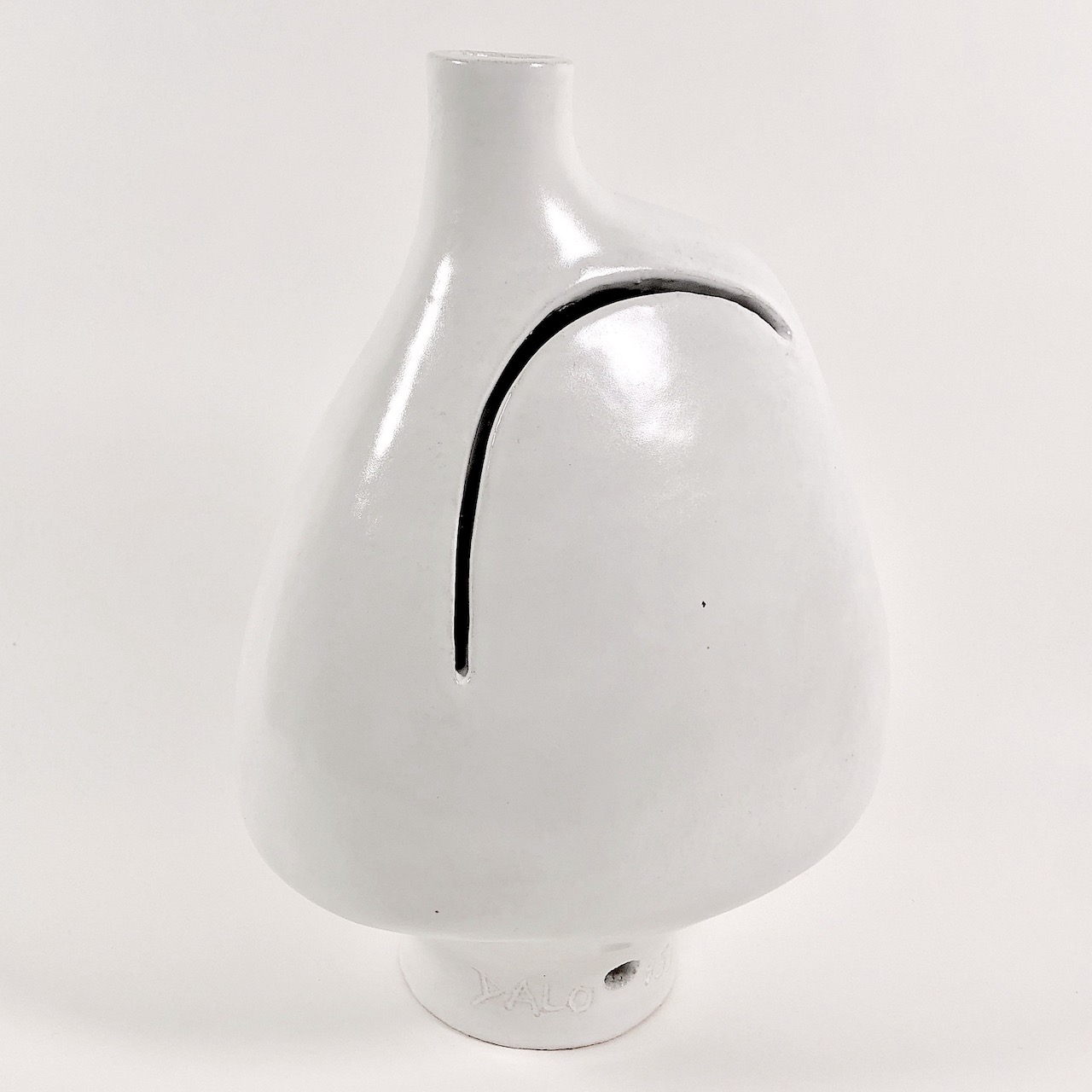 DaLo - Figurative Table Lamp Base Glazed in White