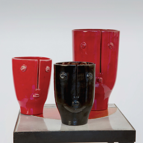 DaLo - Set of Idoles Ceramic Vases 