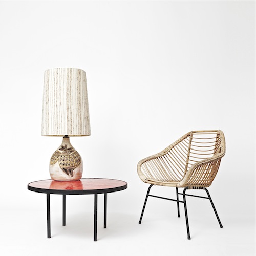 Rattan armchair