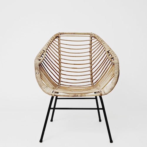 Rattan armchair