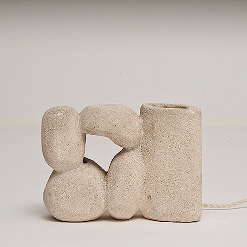 Organic stone lamp