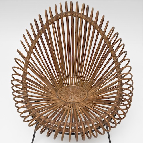 Rattan Lounge-chair and Ottoman
