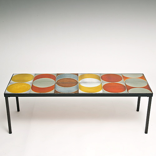 Roger Capron - Table basse aux cercles