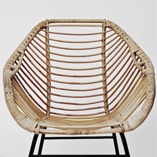 Rattan armchair