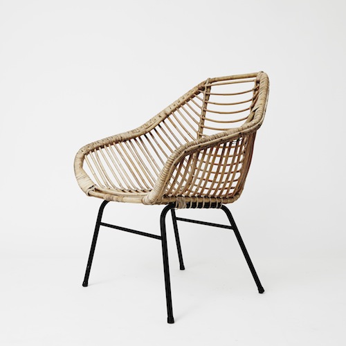 Rattan armchair