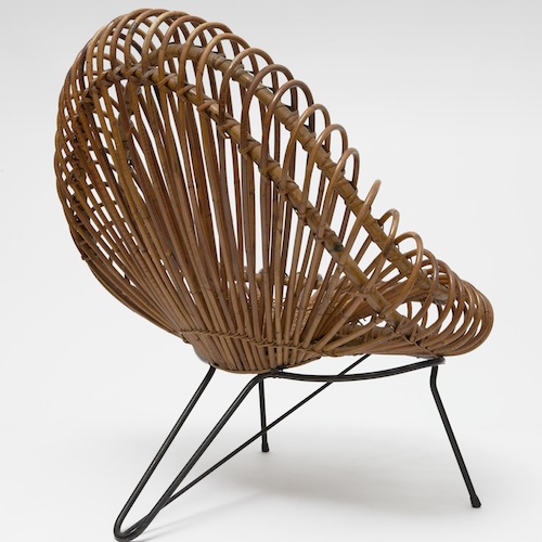 Rattan Lounge-chair and Ottoman