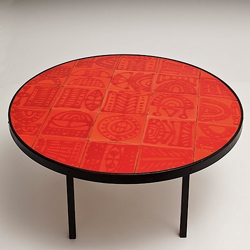 Roger Capron - Table basse circulaire