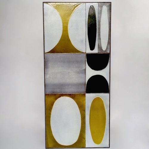 Roger Capron - Table basse Ellipses jaune