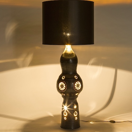 Georges Pelletier - Grande lampe de sol 