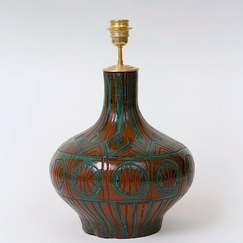 Roger Capron - Grand pied lampe