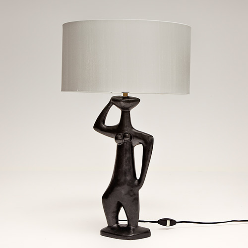 Pied de lampe anthropomorphe / Vendu